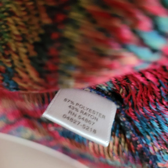 Christopher & Banks Multi-Color Button Front Jacket Size Women's Medium - Picture 10 of 10